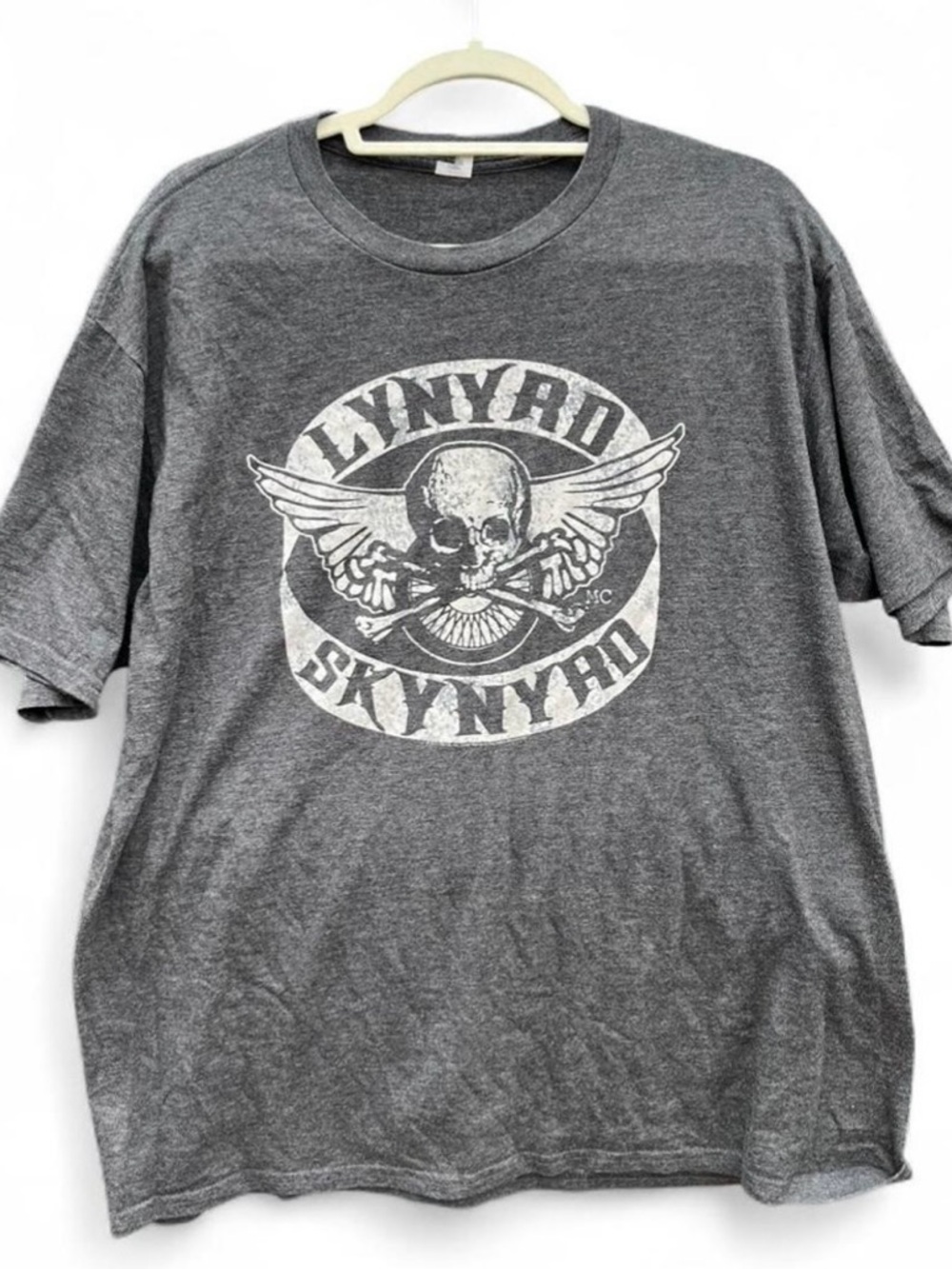 Comfy USA Gray Lynyrd Skynyrd Graphic Tee